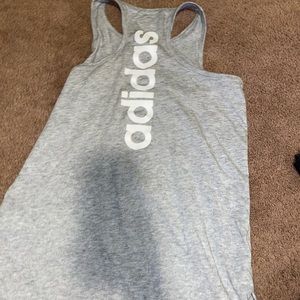 Workout Adidas tank top, a shadow NOT a stain